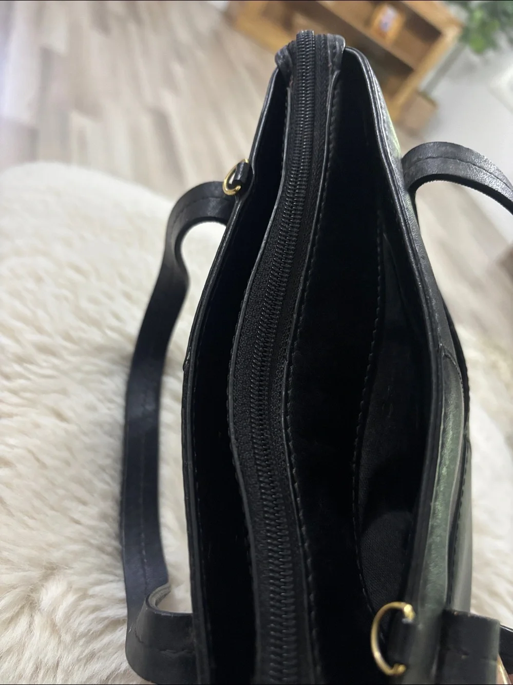 Etienne Aigner Black Leather Mini‎ Tote Classic Handbag